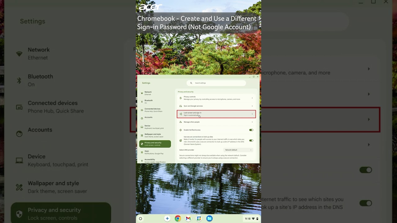 Chromebooks – How to Use a Different Sign-in Password Chromebooks – How to Use a Different Sign-in Password
