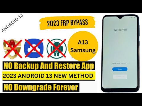 Samsung A13 Frp Bypass Android 13 / Samsung A13 Frp Samsung A13 Frp Bypass Android 13 / Samsung A13 Frp
