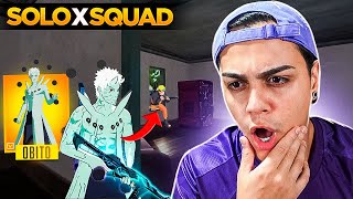 O Poderoso Obito No Rushadão Solo Vs Squad Free Fire Mobile