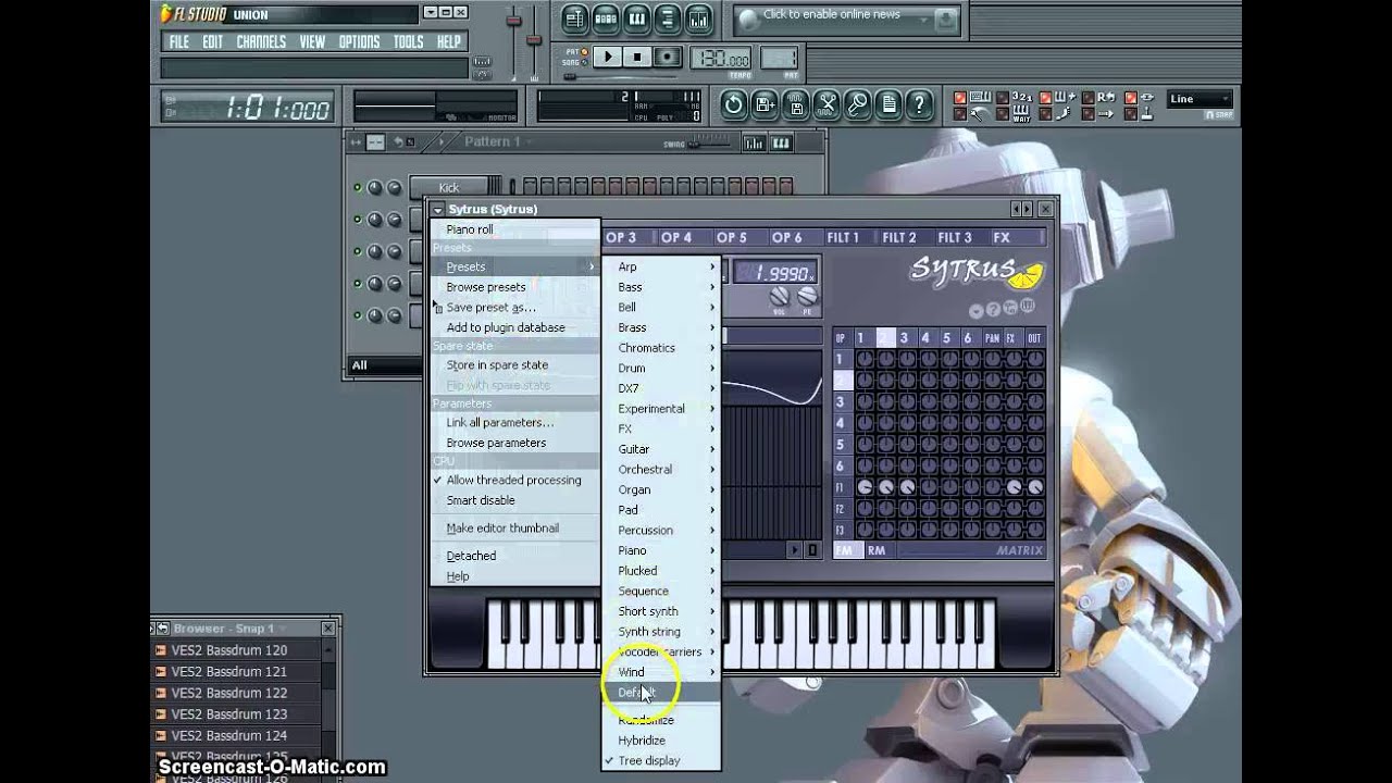 Как накрутить Електро басс - Fl Studio 9 - YouTube