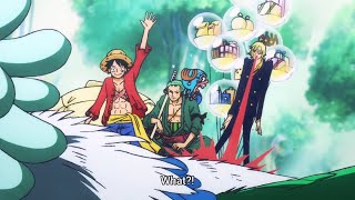 Sanji Simps Over Nami Robin And Boa Han - Straw Hats Reunite
