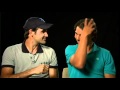Roger Federer and Rafa Nadal can't stop laughing at the tv spot. funny!