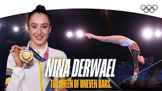 From 19Th To Olympic Champion Nina Derwaels Uneven Bars Transformation To Olympic D