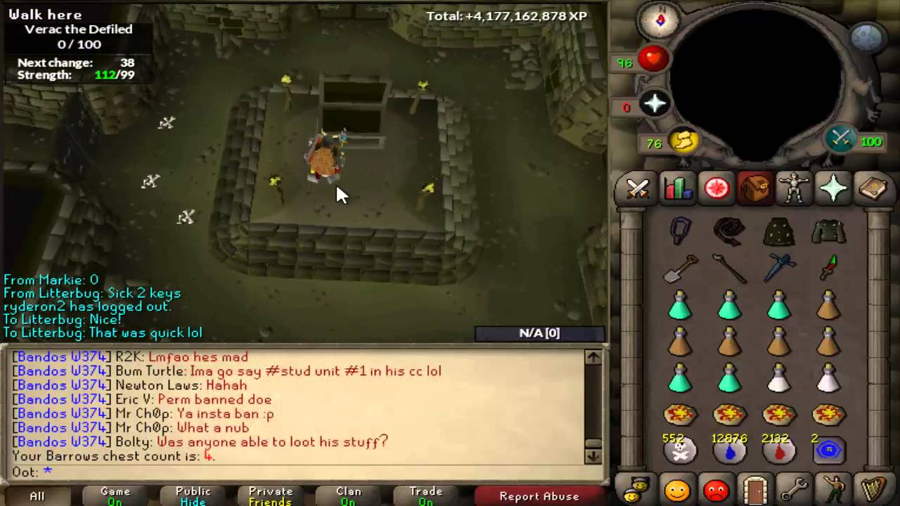 Live Guthans Spear reaction OSRS Barrows Oot YouTube