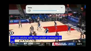 Anthony Davis Doing All But Kyle Kuzma Doing This