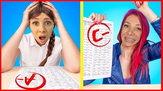 Tembel Öğrenci̇ Vs Çalişkan Öğrenci̇ Okul Çantasi Challenge Dobişko Tv