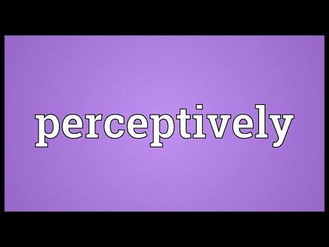 Header of perceptively