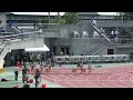 女子100m決勝 北風沙織 11.85(±0) 2011南部記念 Saori Kitakaze 1st