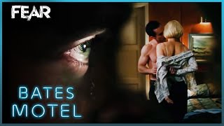 Norman Watches Norma Through a Peephole | Bates Motel | Fear