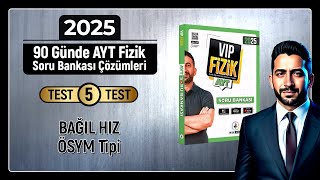 Bağil Hiz Test -5 Ayt Fizik Soru Bankası Çözümleri