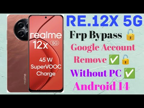 Realme 12x 5g/Frp Bypass// Google Account remove// Realme 12x 5g/Frp Bypass// Google Account remove//