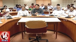 CS SP Singh Holds Video Conference With District Collectors | Govt Schemes Implementation | V6 News