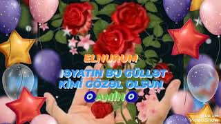 Doğum Günün Mübarək Elnuryaşiw