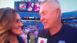 Mack Brown Emotional Interview After Unc Win Over South Carolina