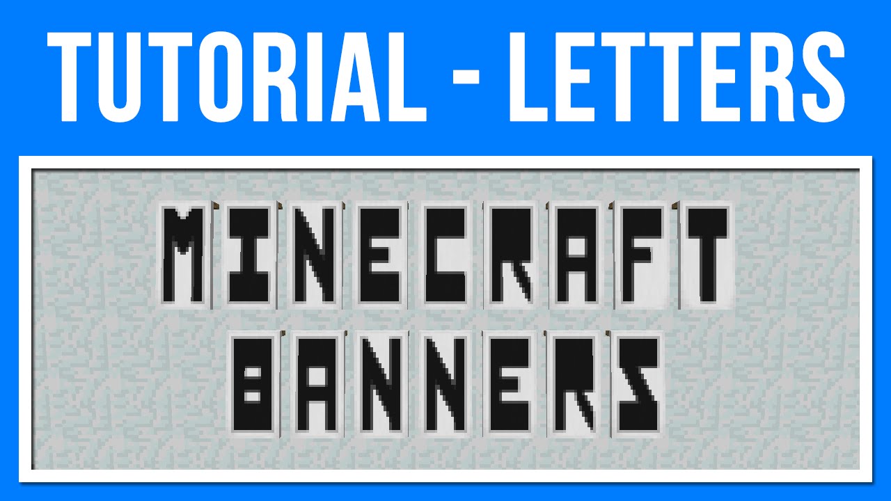 How To Make The Letter R In Minecraft Banner