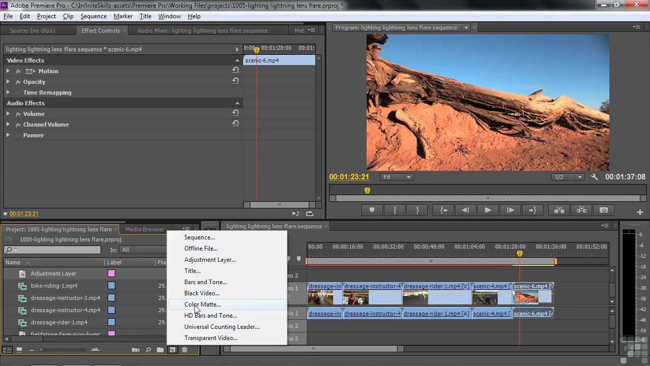 Adobe Premiere Pro CS6 Tutorial | Lighting - Lightning ...