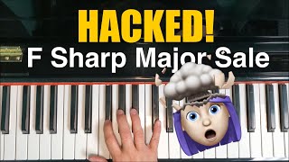 F Sharp Major Scale Easy Piano Hack