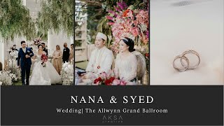 Nana & Syed Wedding Same Day Edit | The Allwynn Grand Ballroom