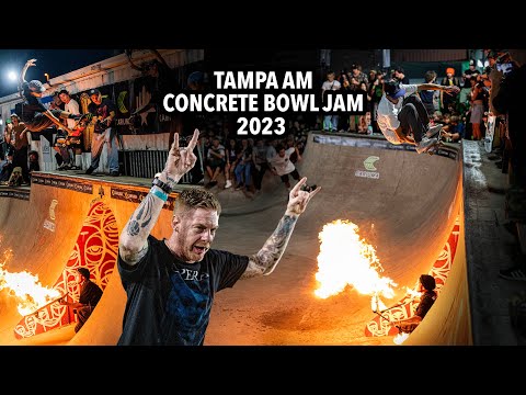 Tampa Am 2023 - Concrete Bowl Jam (Jake Yanko, Raphael Ueda, Jason Lijnzaat)