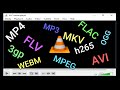 How to Convert Video files in VLC Media Player | MP4, 3GP, FLV, MP3, FLAC, WAV and many more...