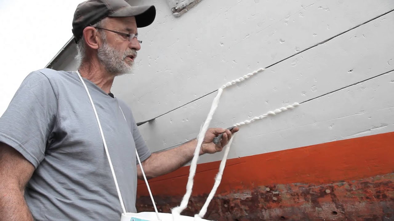 Wooden Boat Building - How to Caulk Wood Planking with Louis Sauzedde 