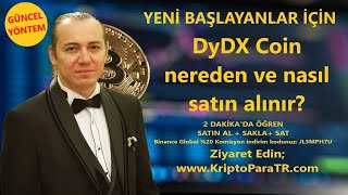 DyDX Coin nereden ve nasıl satın alınır?