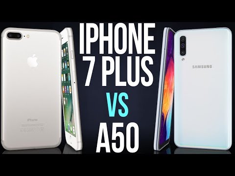 iPhone 7 Plus vs A50 (64GB ou 128GB) Comparativo