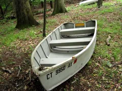 12 ft Aluminum Row Boat Pram Duratech - YouTube