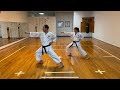 Karate training: turning techniques