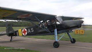 4Kᵁᴴᴰ Original Fieseler Fi 156 Storch Start Up, Taxiing & Stol Demonstration