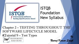 ISTQB Foundation Level 2018 | 2.3 Test Types
