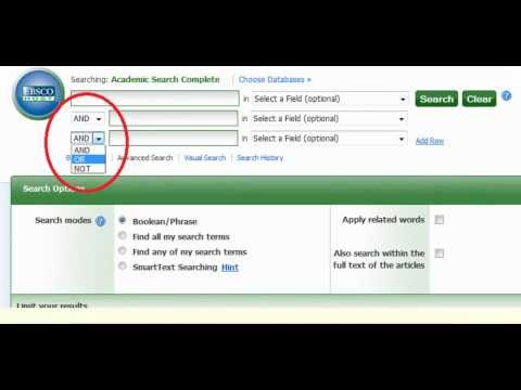 a boolean search