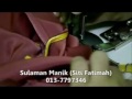 image Sulaman Manik Gadjet Tapak Piping Jahit Piping Leher Part 2