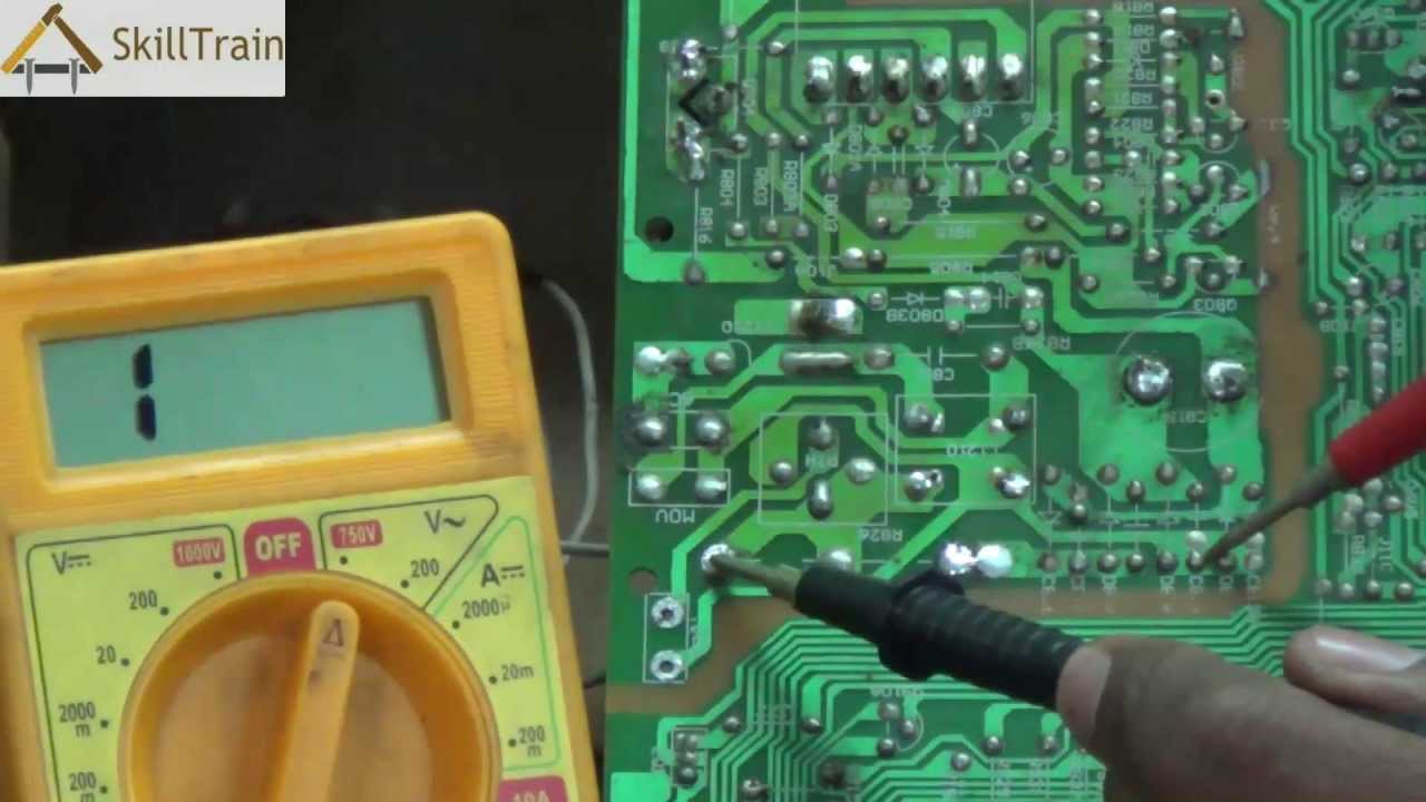 Identifying And Rectifying Faults On A Pcb Of A Colour Tv