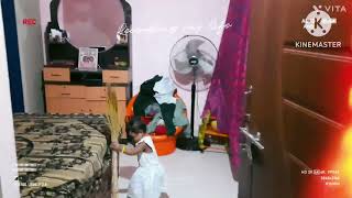 Teju Baby Official Cleaning Funny Video