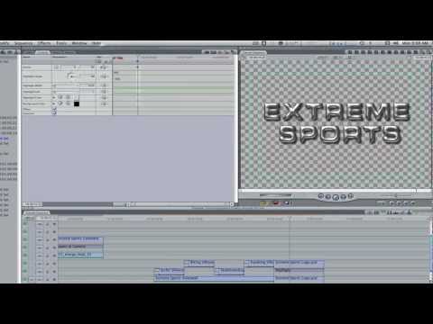 Extreme Sports Intro using Coremelt & Photoshop