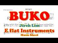 *Jireh Lim - BUKO (Buhay Ko) | Music Sheet | Play Along for E flat Instruments