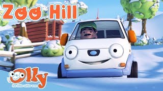 Cars for Kids - Zoo Hill | Transport for Kids | Olly the Little White Van