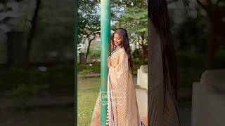 Crush Satin Blend Saree