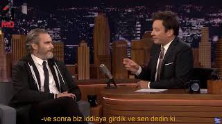 Joaquin Phoenix Sigarayı Bırakma Deneyimi - Jimmy Fallon Show Türkçe Altyazılı
