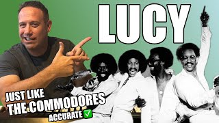 Learn To Play Piano Lucy - The Commodores  Accurate Lesson Easy Tutorial