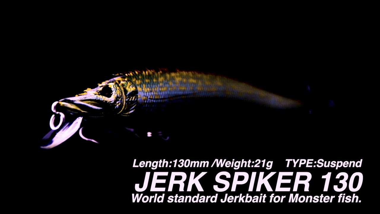 ADUSTA Jerk bait 『JERK SPIKER 130』Action PV (EU ver.)