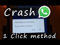 How to Crash Anyone's WhatsApp with 1 Special msg.