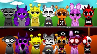 Incredibox Sprunki Rejoyed - All Normal Versions Vs All Horror Versions