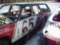 1990 Ford LTD Country Squire Wagon Derby Car in gear