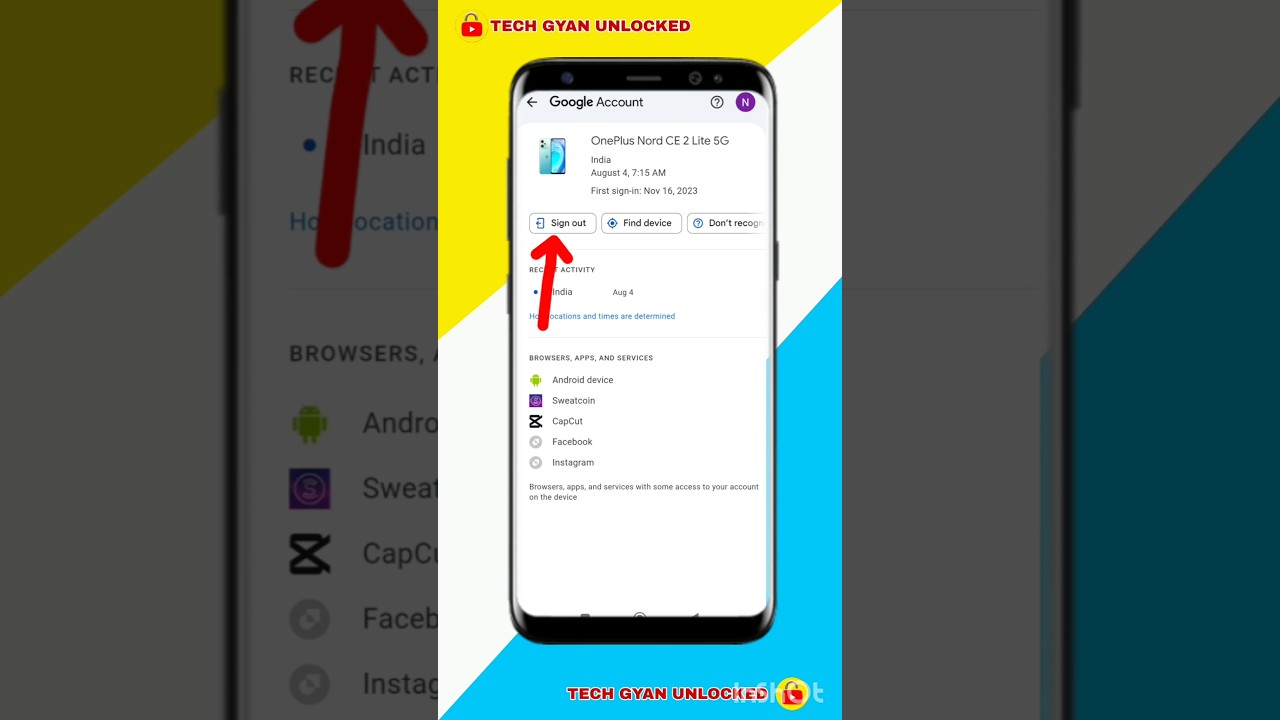 Google Account Sined out kaise kare || How to remove Google Account Sined out kaise kare || How to remove