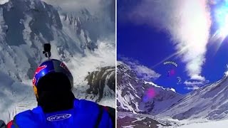 Russian Daredevil Base Jumps 7,700 Metres In The Himalayas