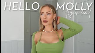 HELLO MOLLY TRY-ON HAUL / new in dresses, swimwear & more!