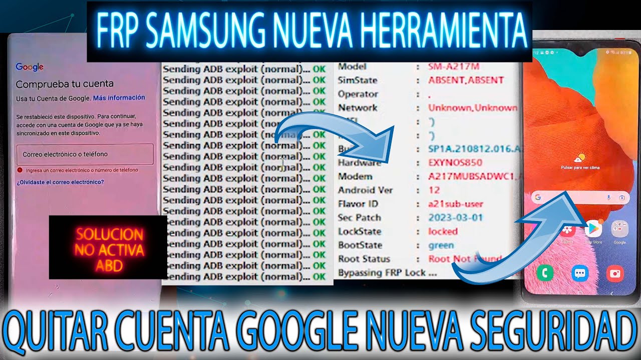 SOLUCION NO ACTIVA ADB FRP SAMSUNG NUEVA TOOL PARA SOLUCION NO ACTIVA ADB FRP SAMSUNG NUEVA TOOL PARA