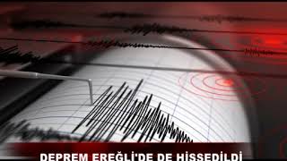 Deprem Ereğlide De Hissedildi